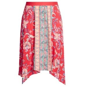 ❇️- Pretty Pink Jess Hanky Hem Plus Size Skirt 26w 28w